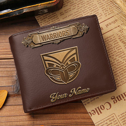 NZL x NRL Premium Leather Wallet - Personalized Edition DatND DVT