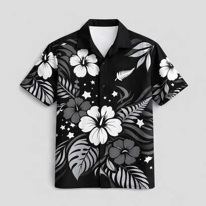 New Zealand World Cup 2026 Floral Hawaiian Shirt PVT02 DATND LBN 90526