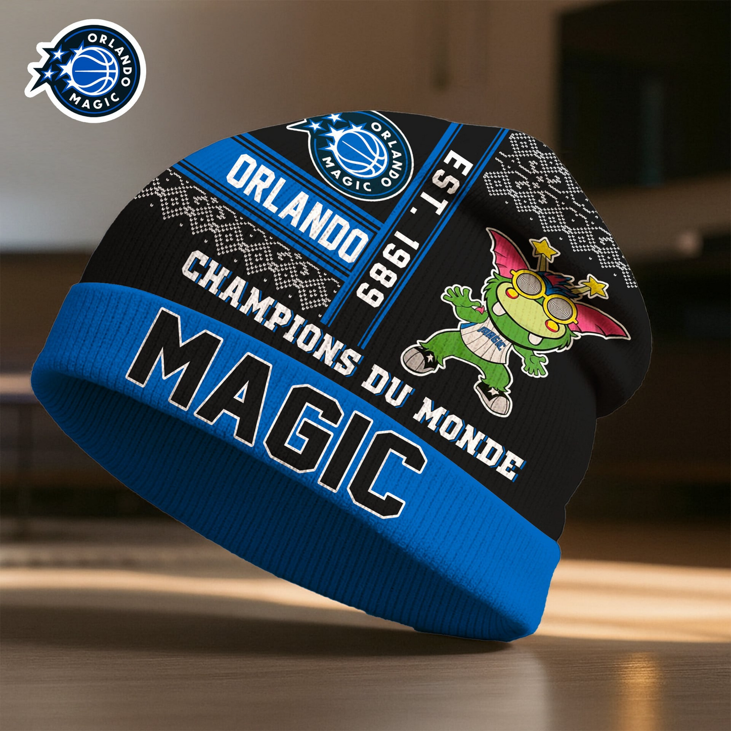 OM Premium NBA Champions Du Monde Beanie Hat DDT CTND