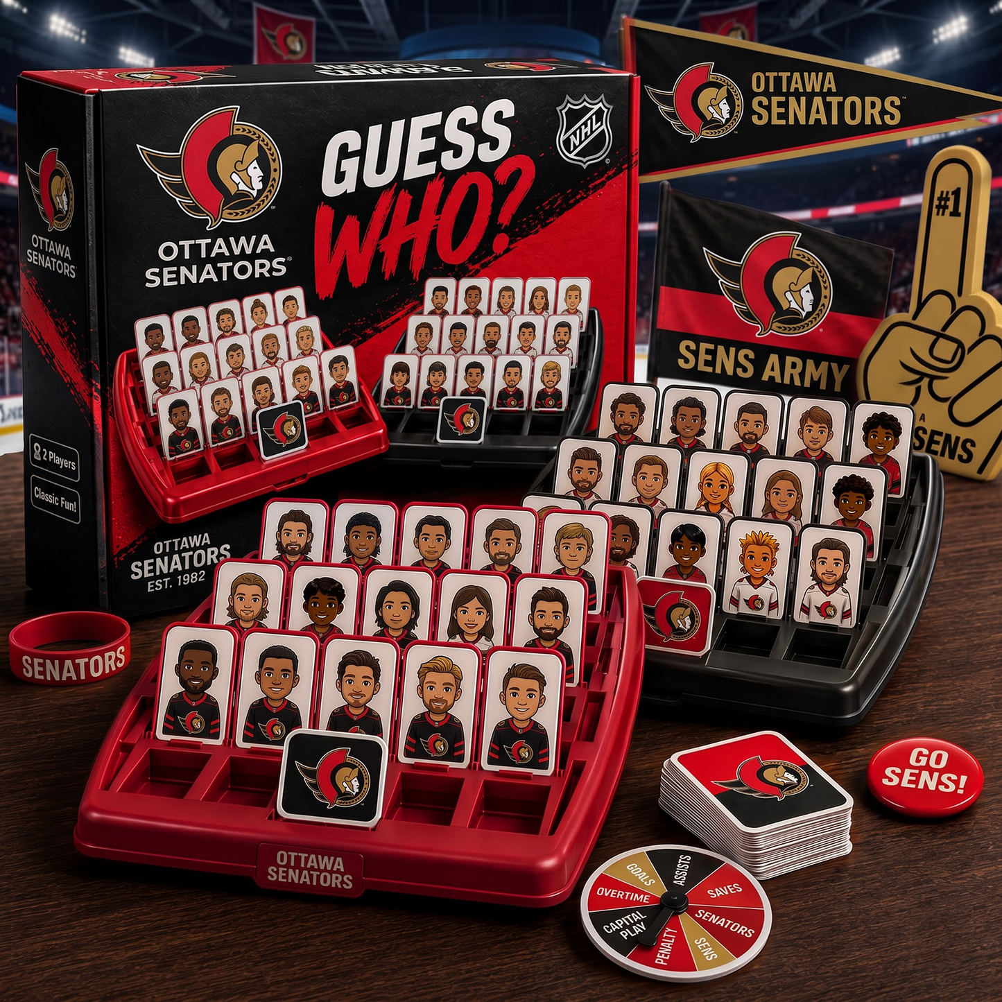 OS_NHL ELITE FAN GUESS WHO BOARD GAME – COLLECTOR EDITION