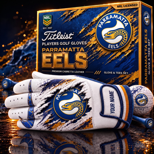 PAR PREMIUM NRL PLAYERS GOLF GLOVE GIFT SET  V2
