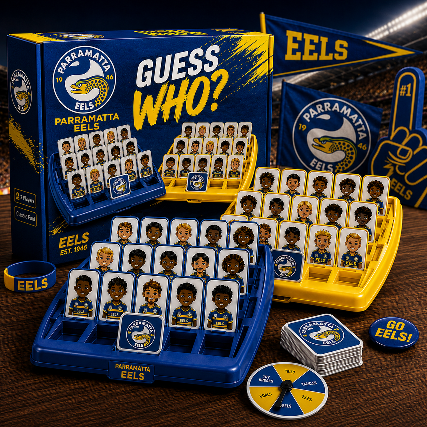 PAR X NRL ELITE FAN GUESS WHO BOARD GAME COLLECTOR EDITION
