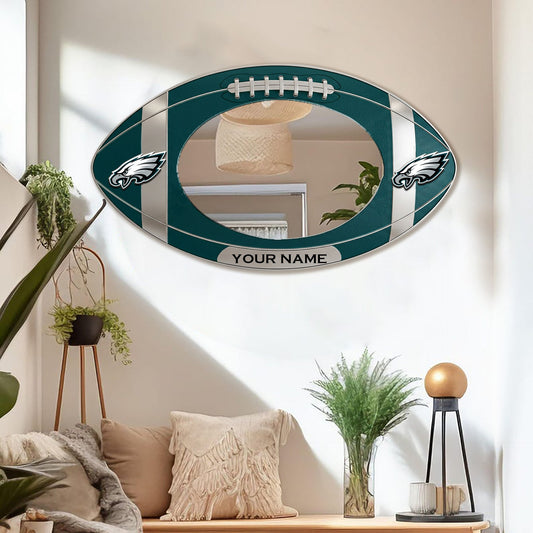 PE Custom NFL Wall Mirror Decor For Fan DDT CTND