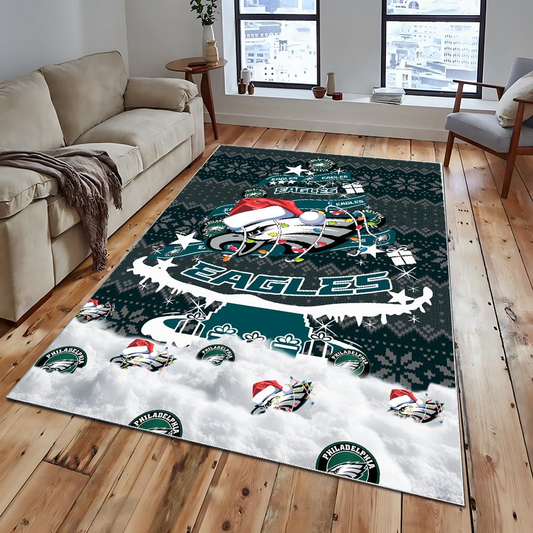 PE NFL Chrismas Carpet Rug DDT NTL