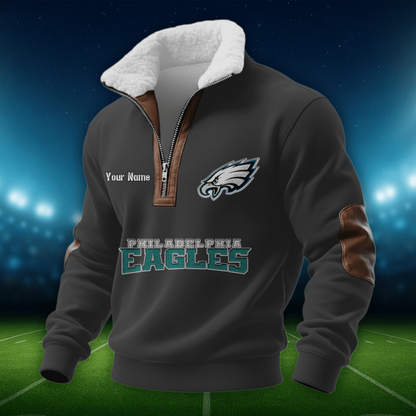 PE NFL Men Fur Collar Sweatshirt DDT CTND