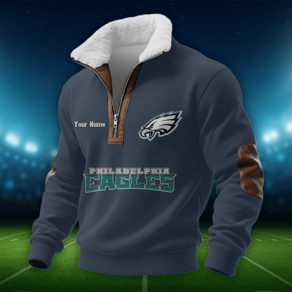 PE NFL Men Fur Collar Sweatshirt DDT CTND