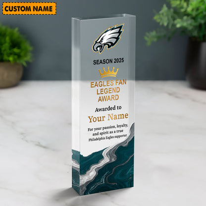 PE NFL Personalized Acrylic Award Plaque Funny Christmas Gift For Family DDT NTL