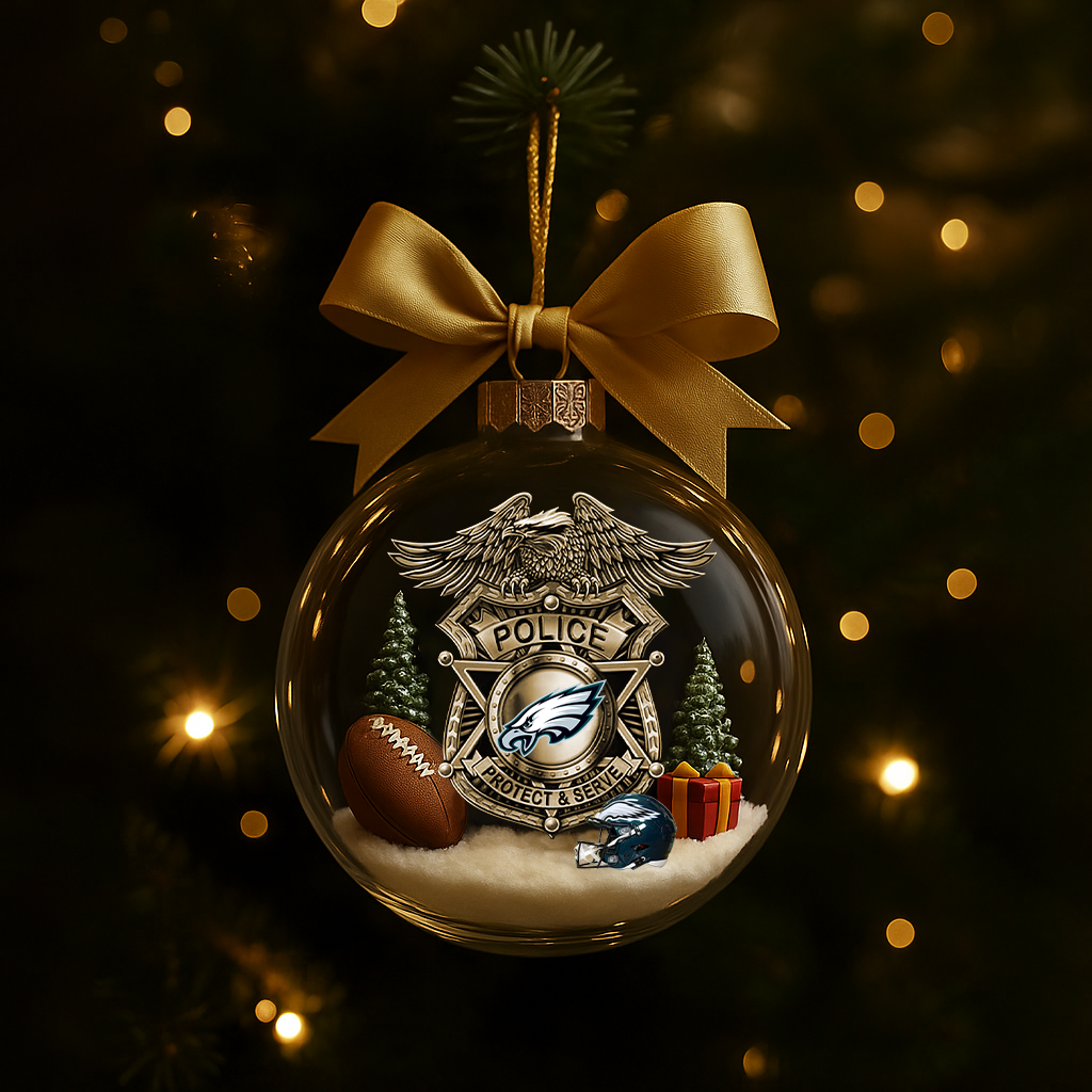 PE Premium Law Enforcement Appreciation Day Ornament DDT CTND