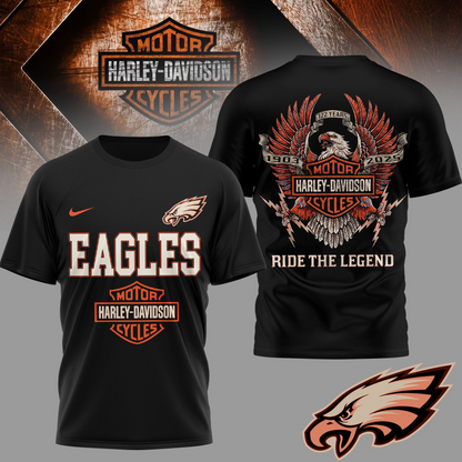 PE Premium NFL 122 Year Motorcycle 3D Shirt DDT NTL