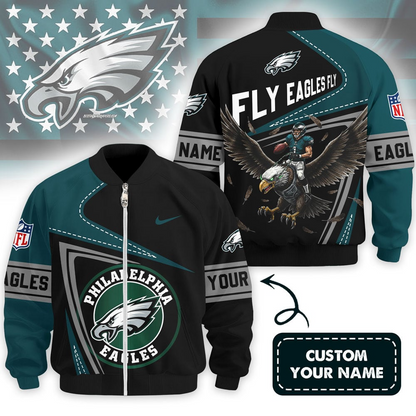 PE Premium NFL Game Day 3D Bomber Jacket DDT NTL
