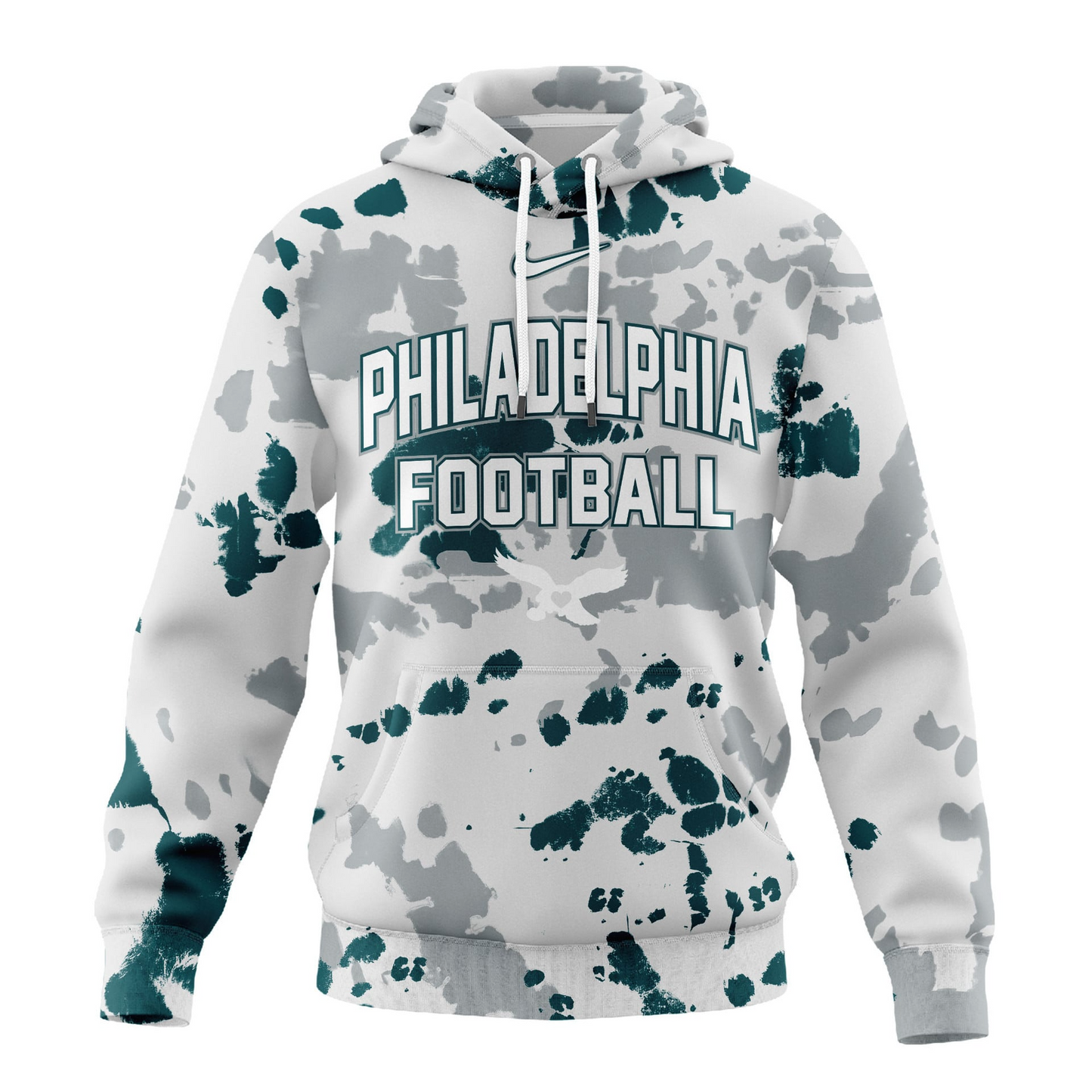 PE Premium NFL Gridiron Splash Personalized Hoodie DDT CTND