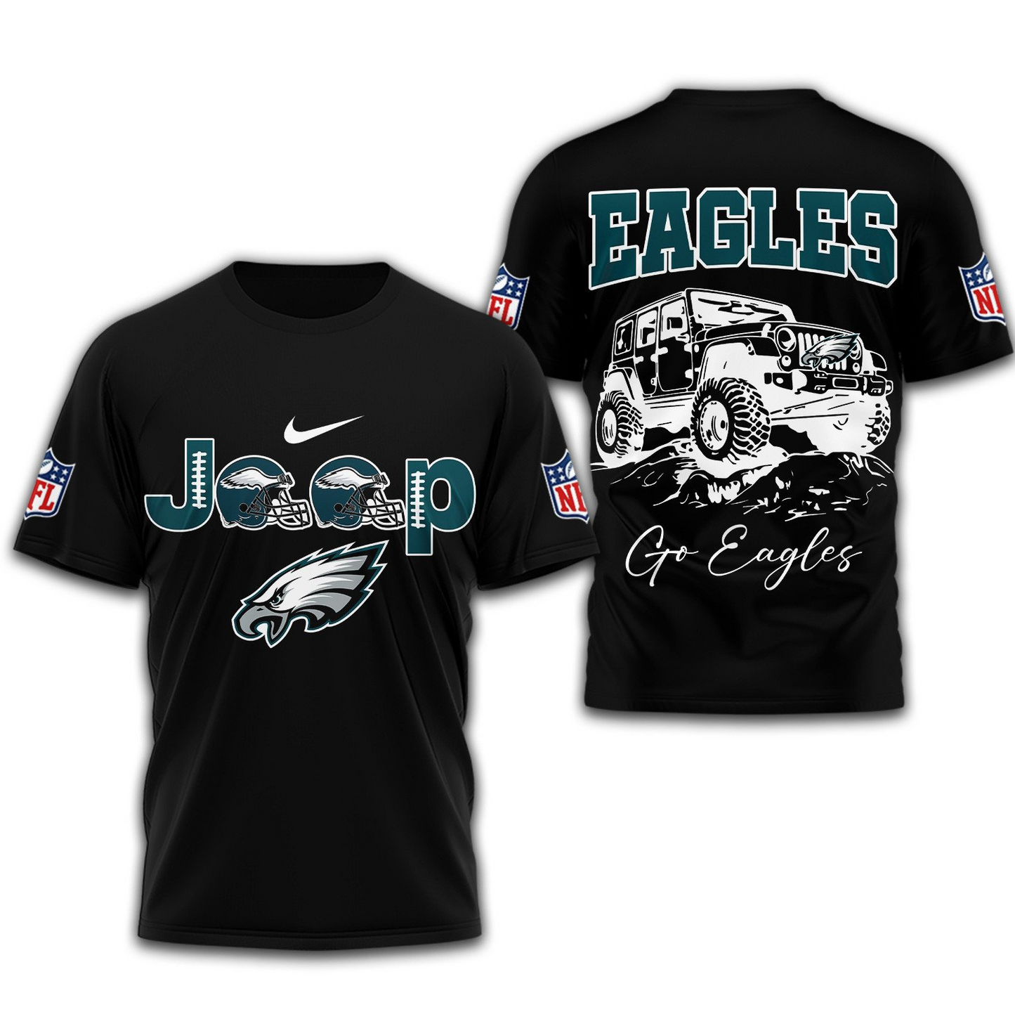 PE Premium NFL Jeep 3D Shirt DDT 101125 NTL