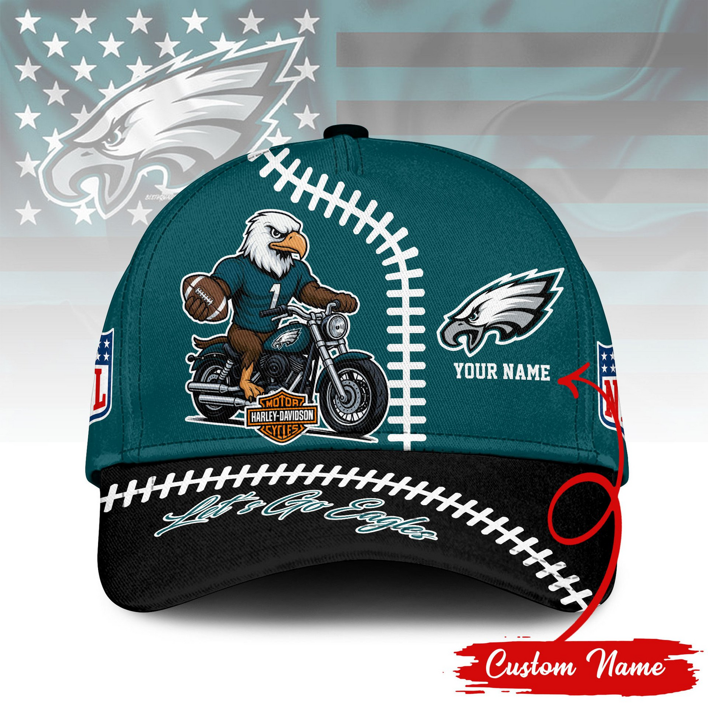 PE Premium NFL Motorcycle Classic Cap DDT 111125 NTL