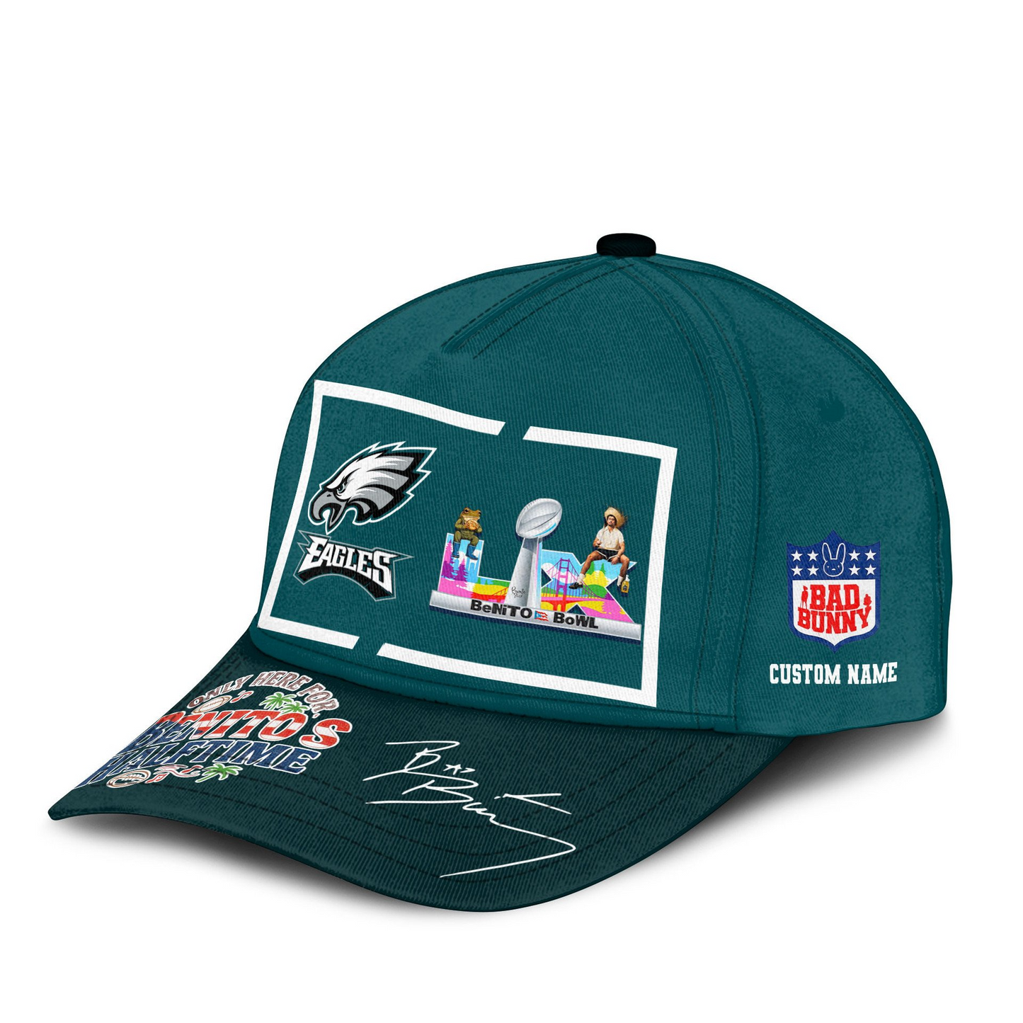 PE Premium NFL Only Here For Benitos Halftime Cap DDT HLPHUONG
