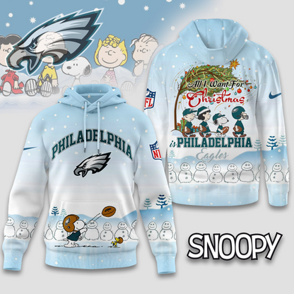 PE Premium NFL Peanuts Snow Day Hoodie DDT CTND