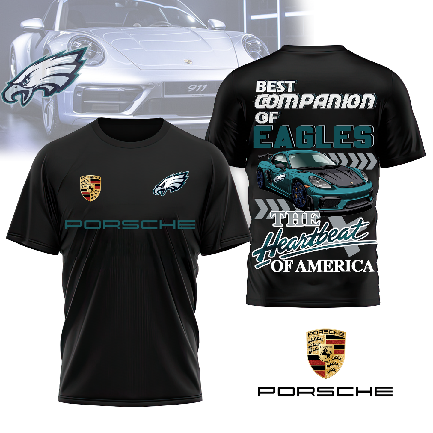 PE Premium NFL Pors 3D Shirt DDT CTND
