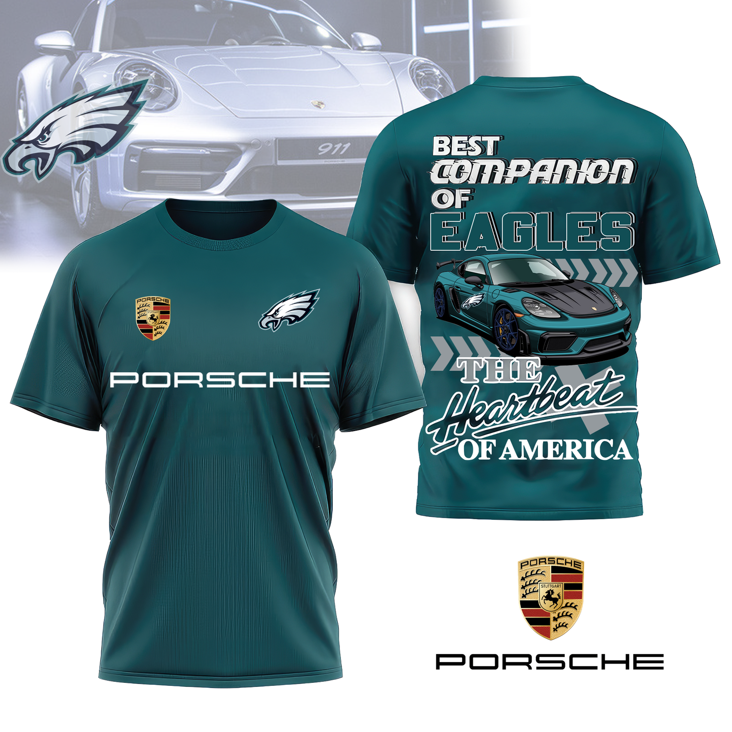 PE Premium NFL Pors 3D Shirt DDT CTND