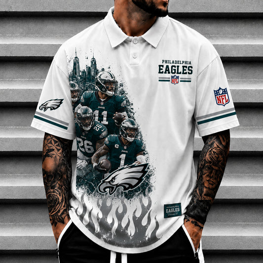 PE x NFL Luxury V5 Polo Shirt