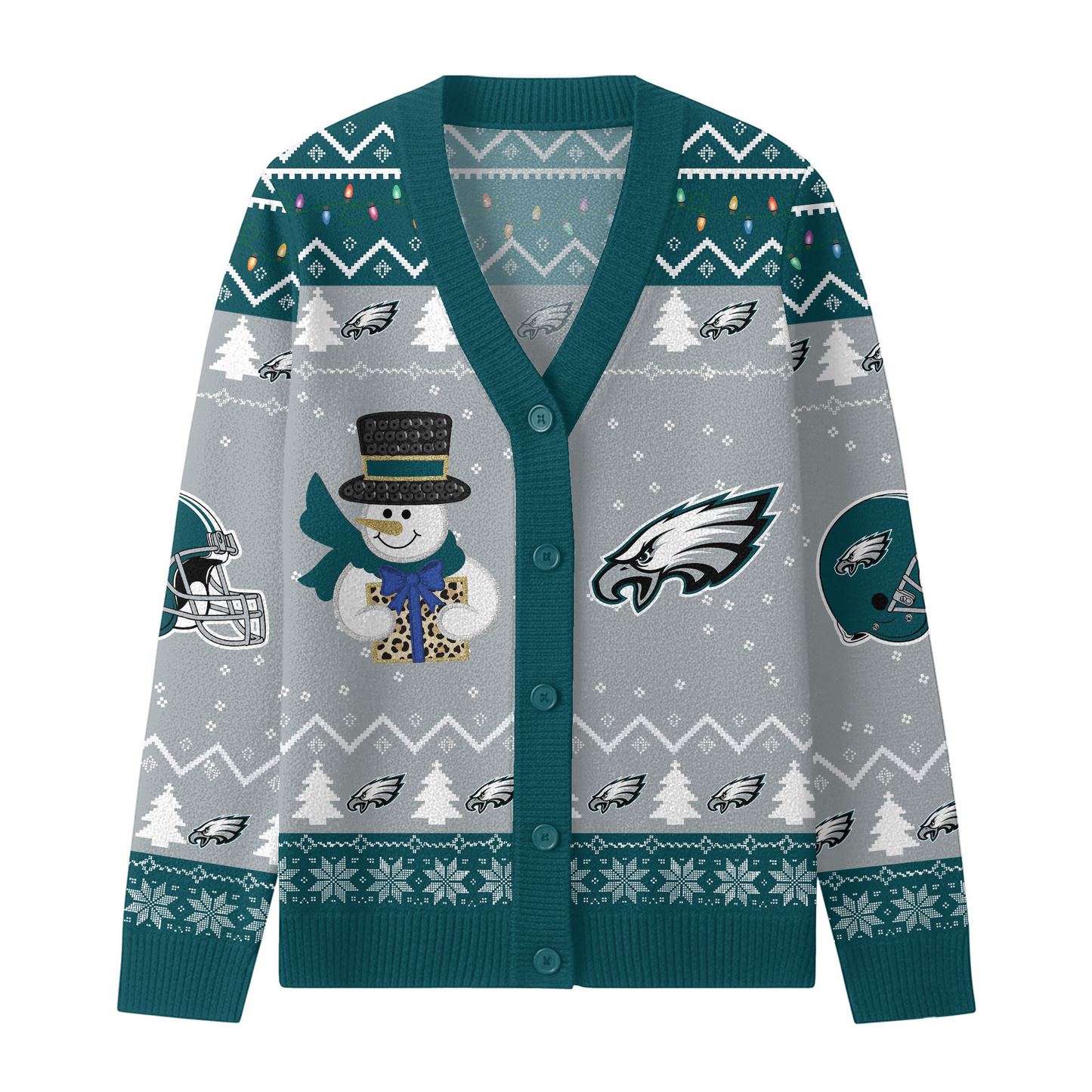 PE x NFL Premium Knitted Cardigan Jacket DDT CTND