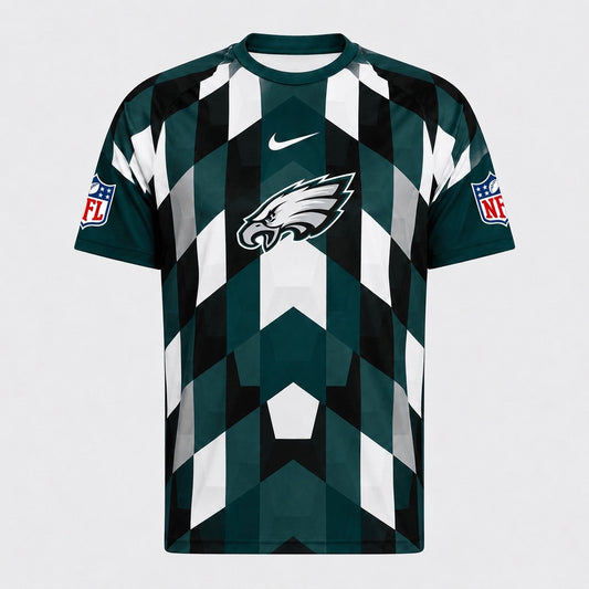 PE x Premium NFL Geometric Fan Performance T-Shirt
