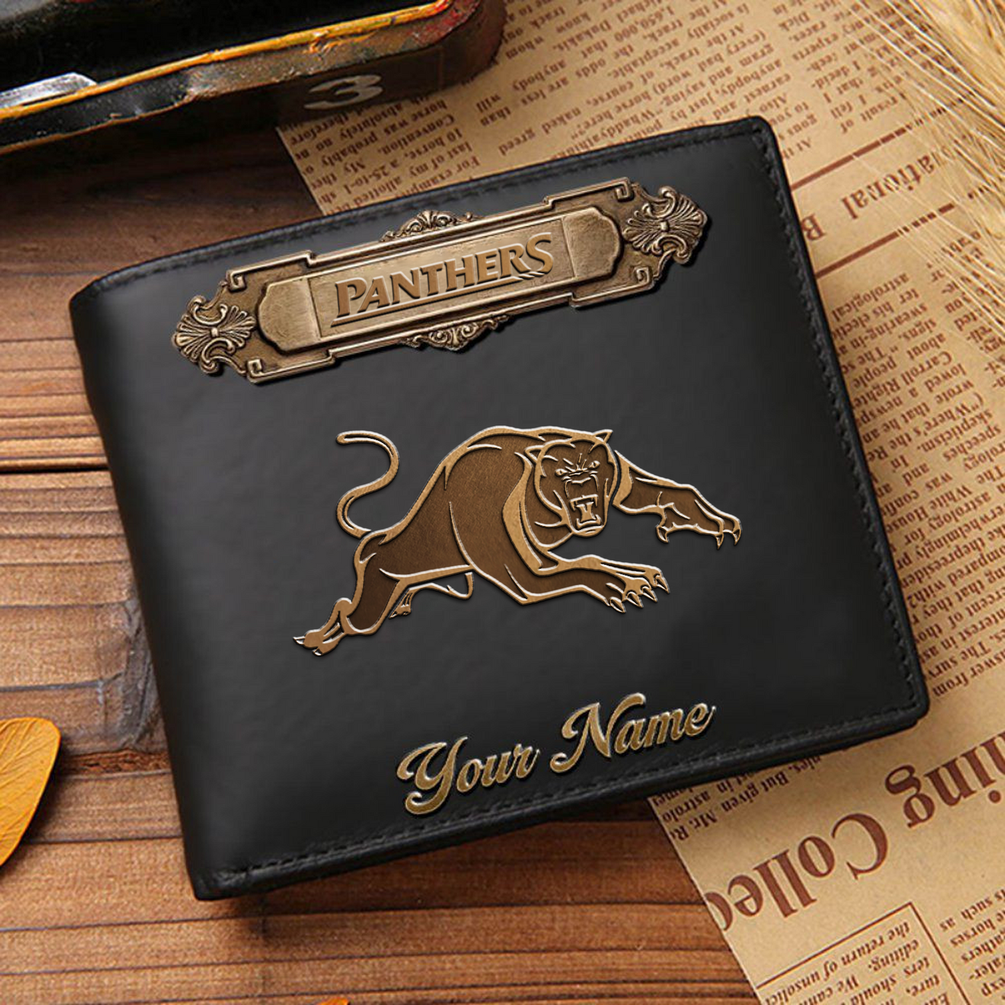 PEN x NRL Premium Leather Wallet - Personalized Edition DatND DVT