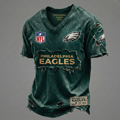 PE NFL Premium V-Neck T-shirt Gift For Fans 0306 NAK DATND NHT