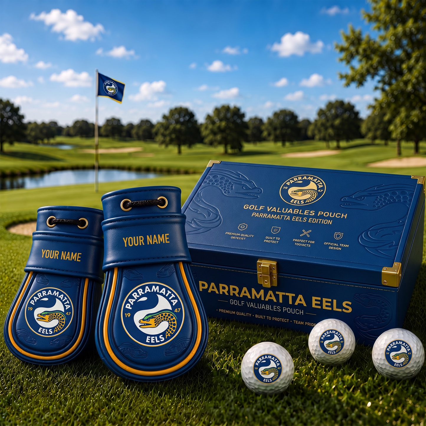 PE_NRL Premium Golf Valuables Pouch