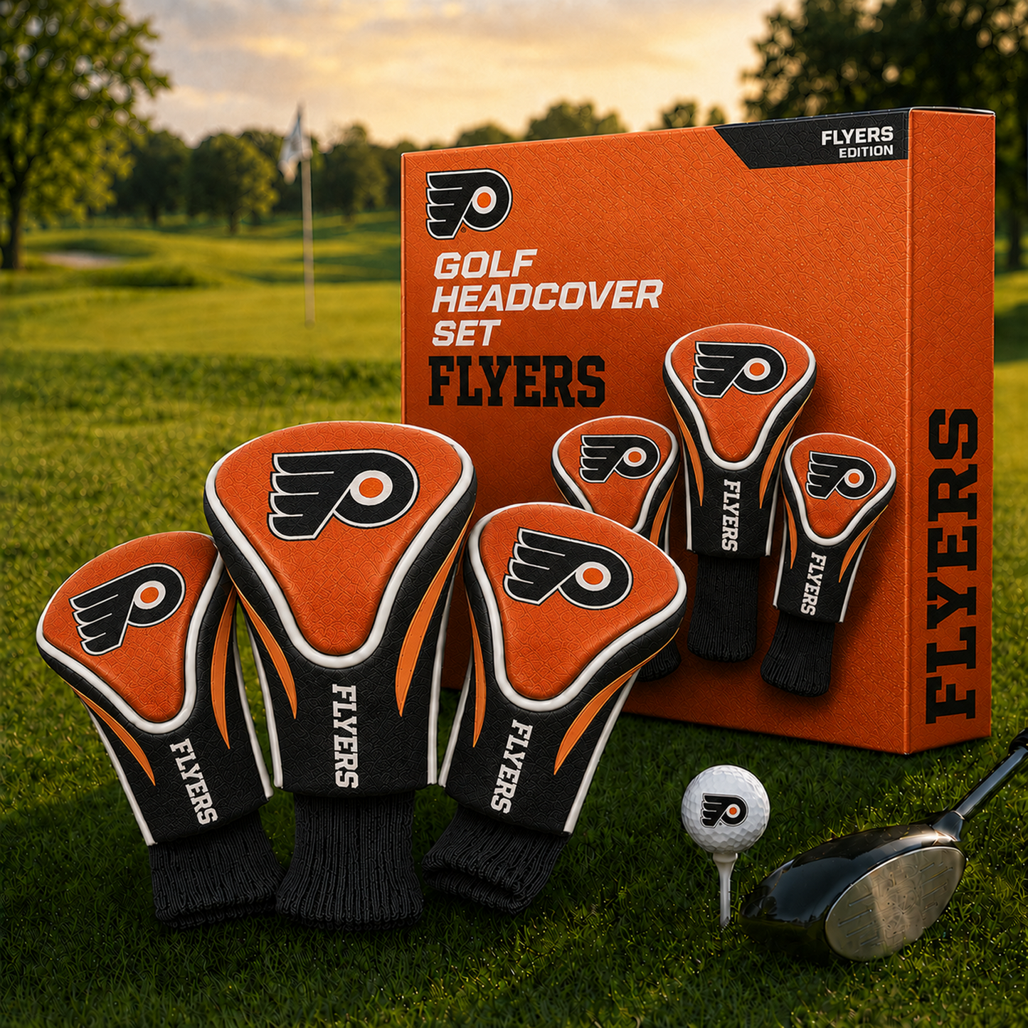 PHI Team Golf NHL 3-Pack Contour Sock Headcovers