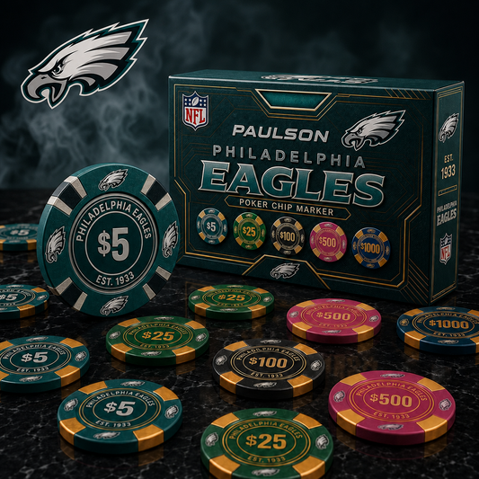PHI X NFL Personalized Premium Poker Chip Gift