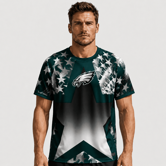 PHI X Premium NFL Premium Patriotic Football Star