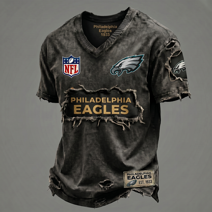PE NFL Premium V-Neck T-shirt Gift For Fans 0306 NAK DATND NHT