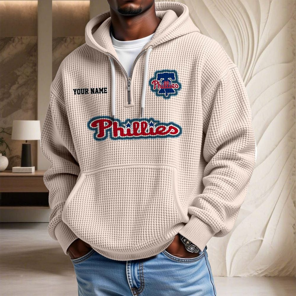 PHI x MLB Waffle Hoodie DATND TANTD