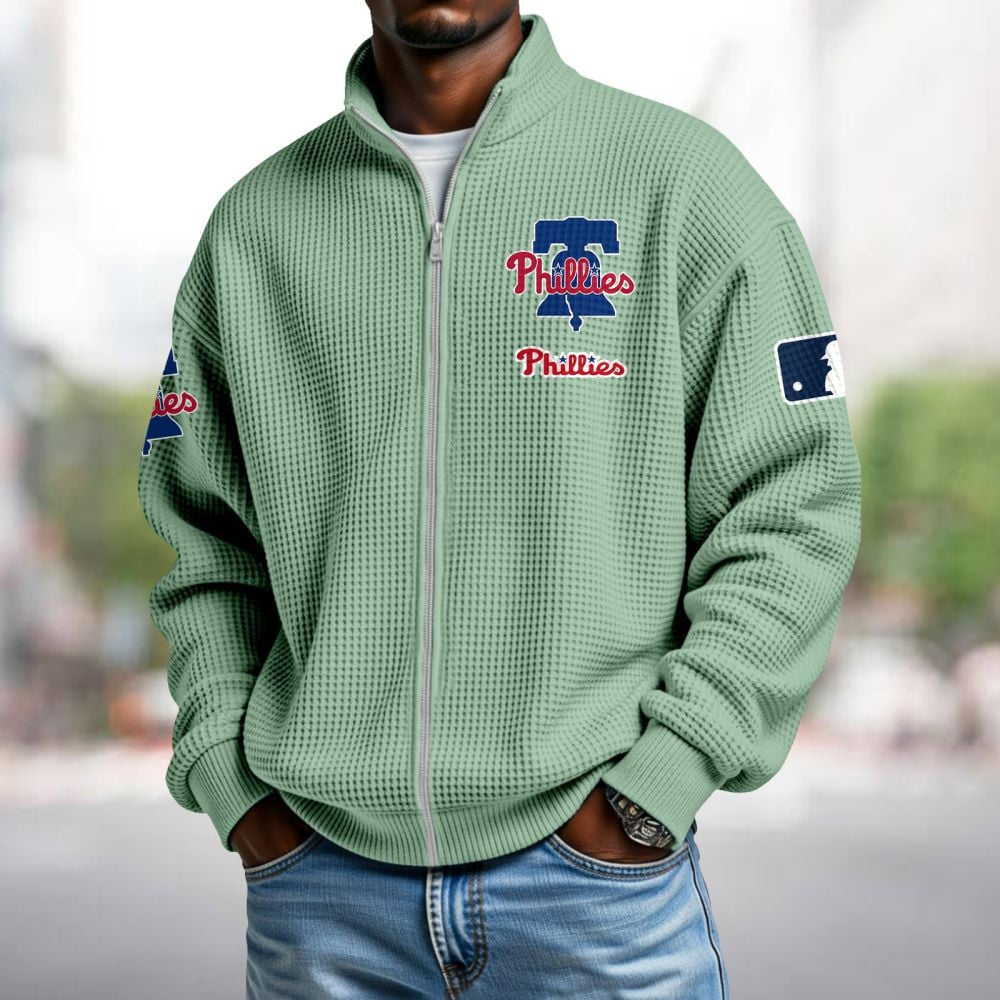 PHI x MLB Waffle Zip-Up Sweatshirt DatND DVT