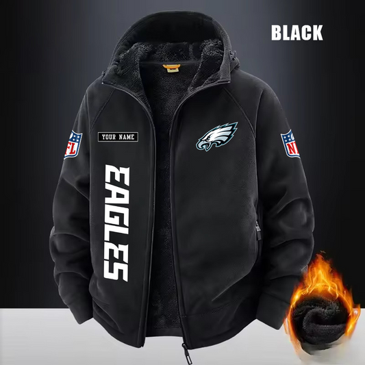 PHI x NFL 3D Half-zip Hoodie DATND TANTD