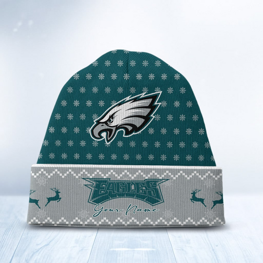 PHI x NFL Customized Beanie Hat Christmas DatND DVT