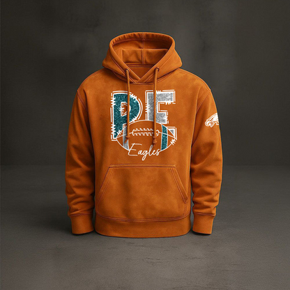 PHI x NFL Embossed Hoodie DatND THUONGNH