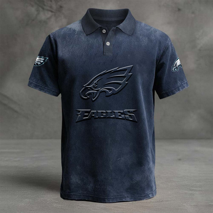 PHI x NFL Embossed Polo Shirt DATND TANTD