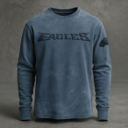 PHI x NFL Embossed SweatShirt DATND TANTD