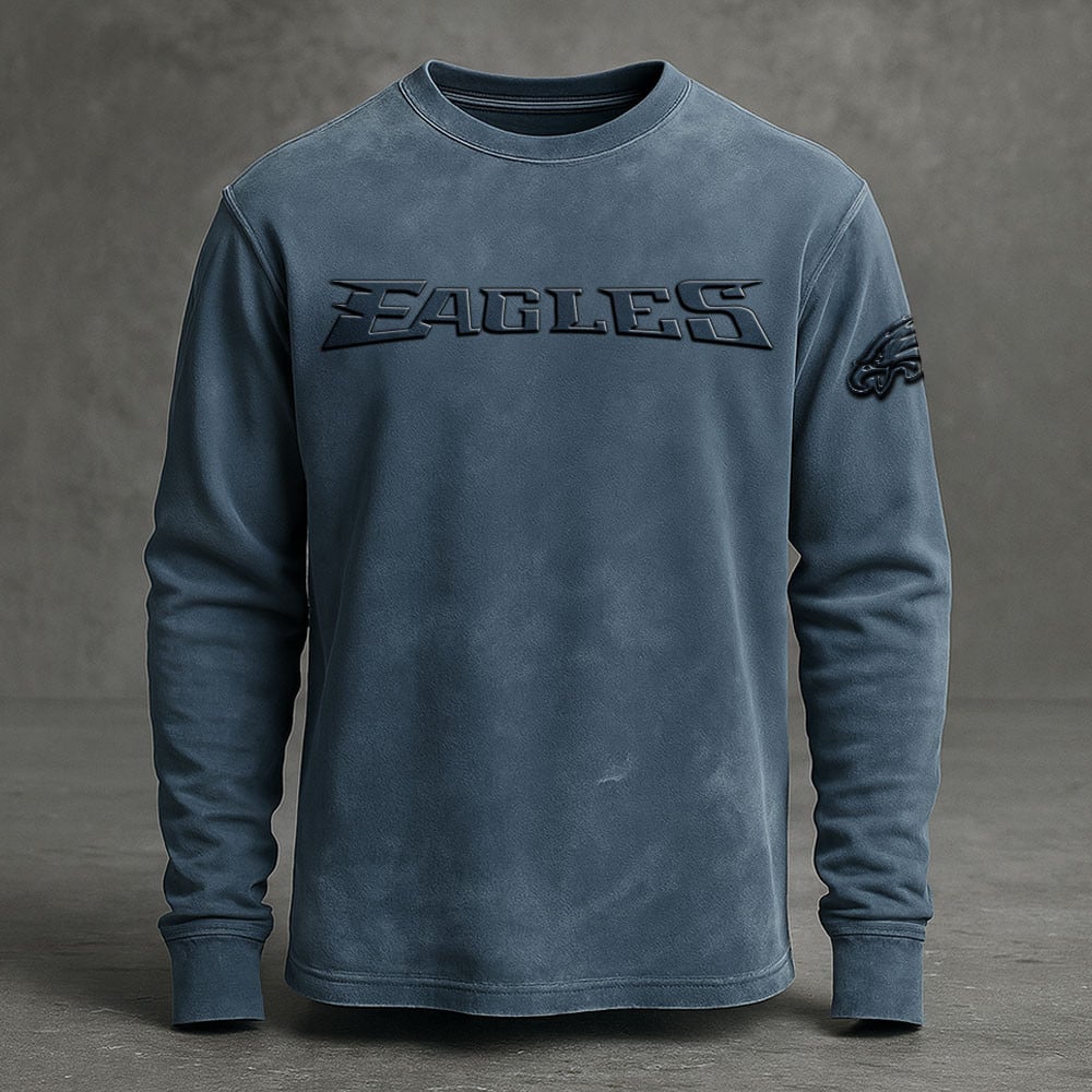 PHI x NFL Embossed SweatShirt DATND TANTD KAN