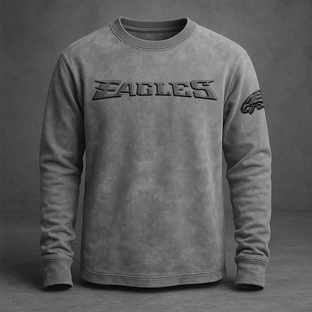 PHI x NFL Embossed SweatShirt DATND TANTD