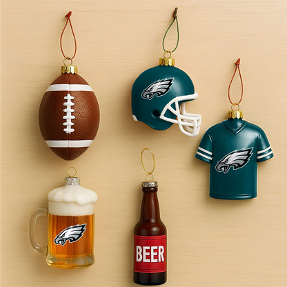 PHI x NFL Football Combo Set 5 Acrylic Ornament For Home Decor DatND DVT