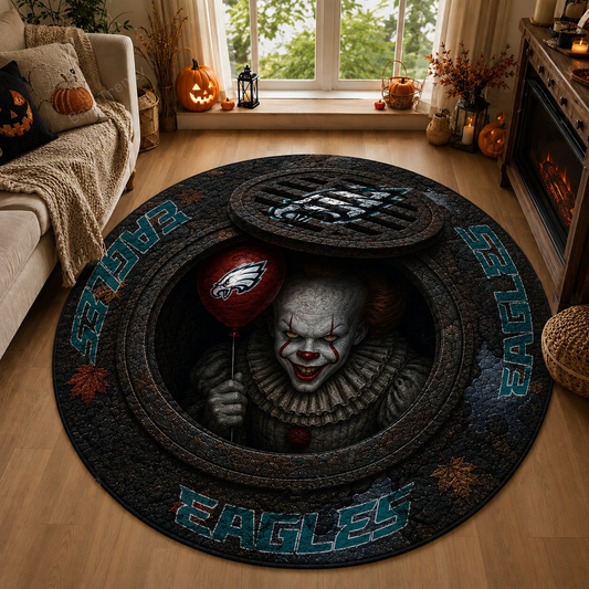 PHI x NFL Halloween IT Rug