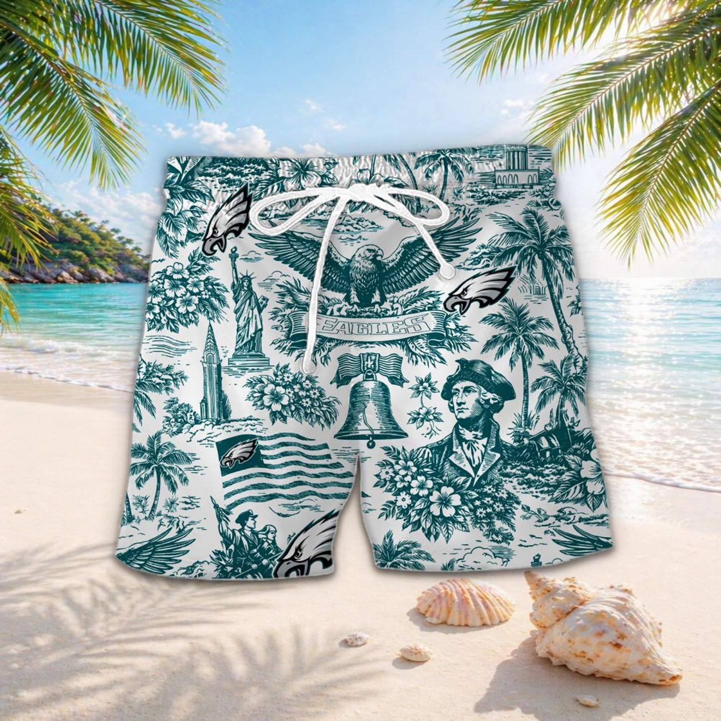 PHI x NFL Hawaiian Shirt 2006
