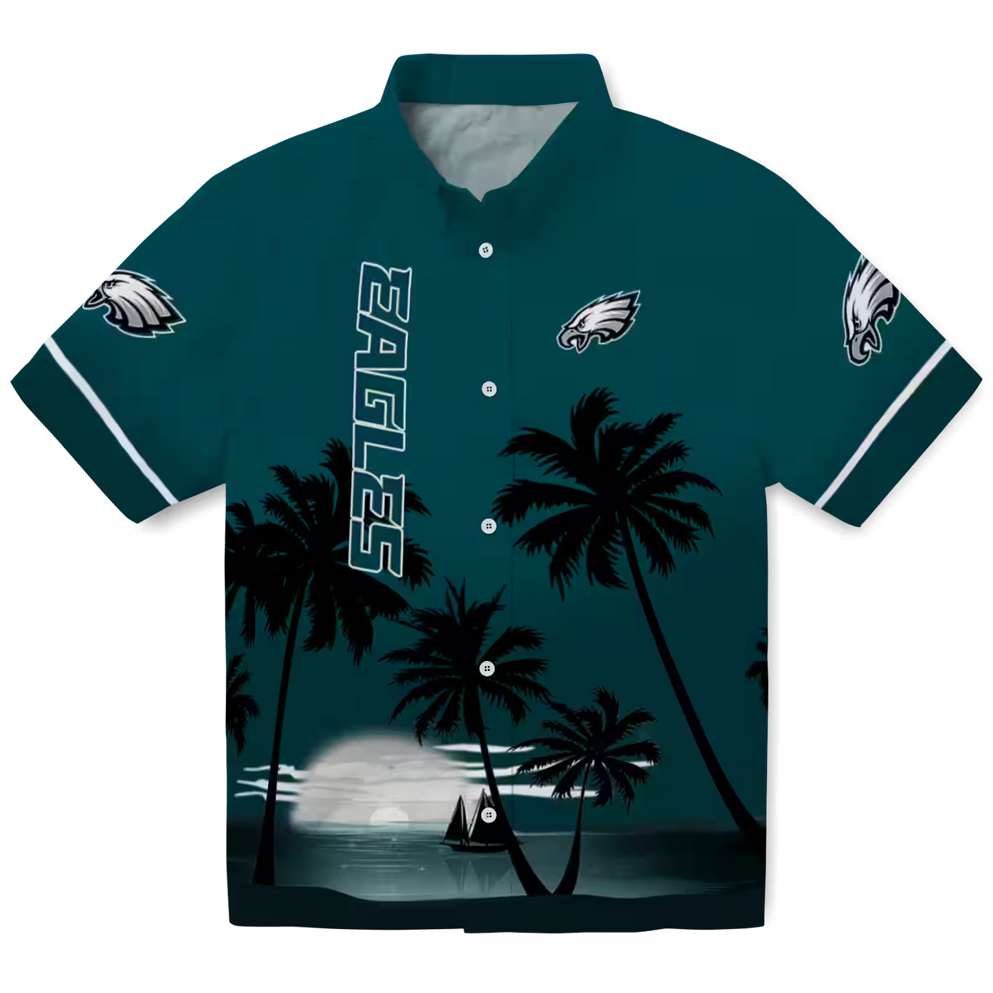 PHI x NFL Hawaiian Shirt ƒ?? Beach Sunset DATND TANTD 270526