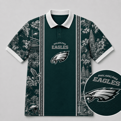 NO x NFL Heritage Cityscape Polo Shirt for Loyal Fans