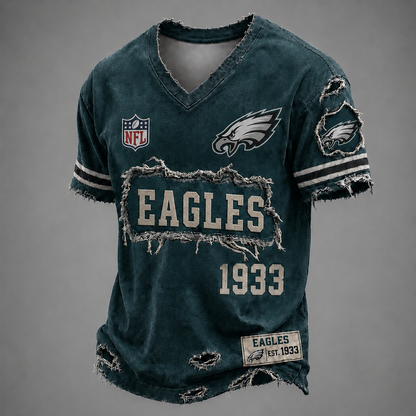 PHI x NFL LUXURY V-Neck T-Shirt 3005 DatND DVT