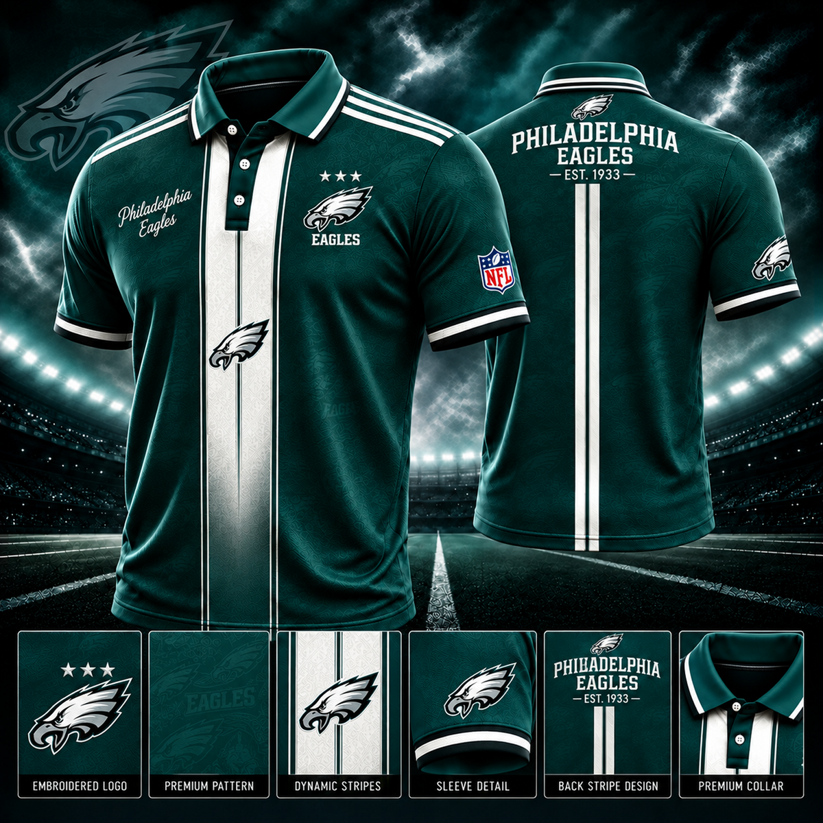PHI x NFL Polo Shirt Limited Edition
