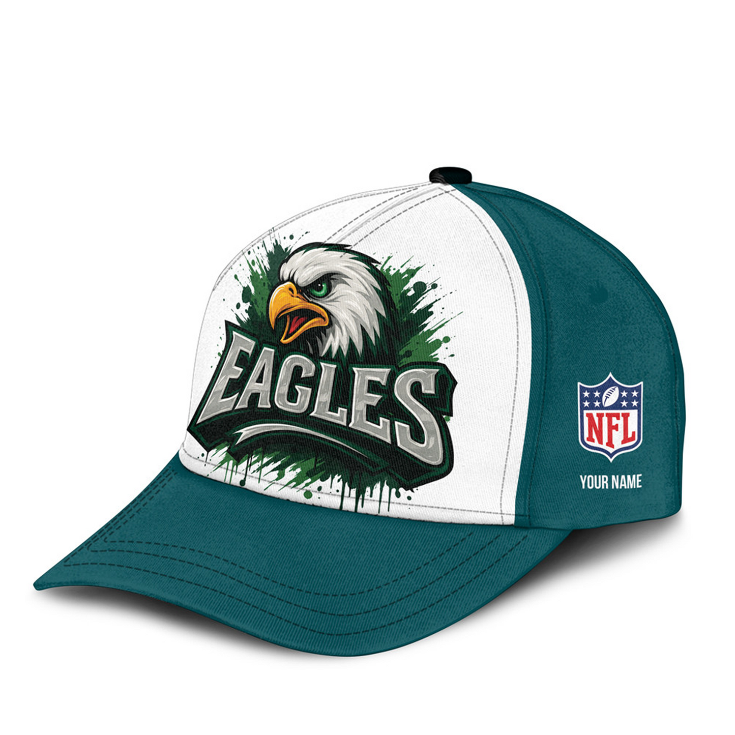 PHI x NFL Premium Custom Graffiti Team Cap