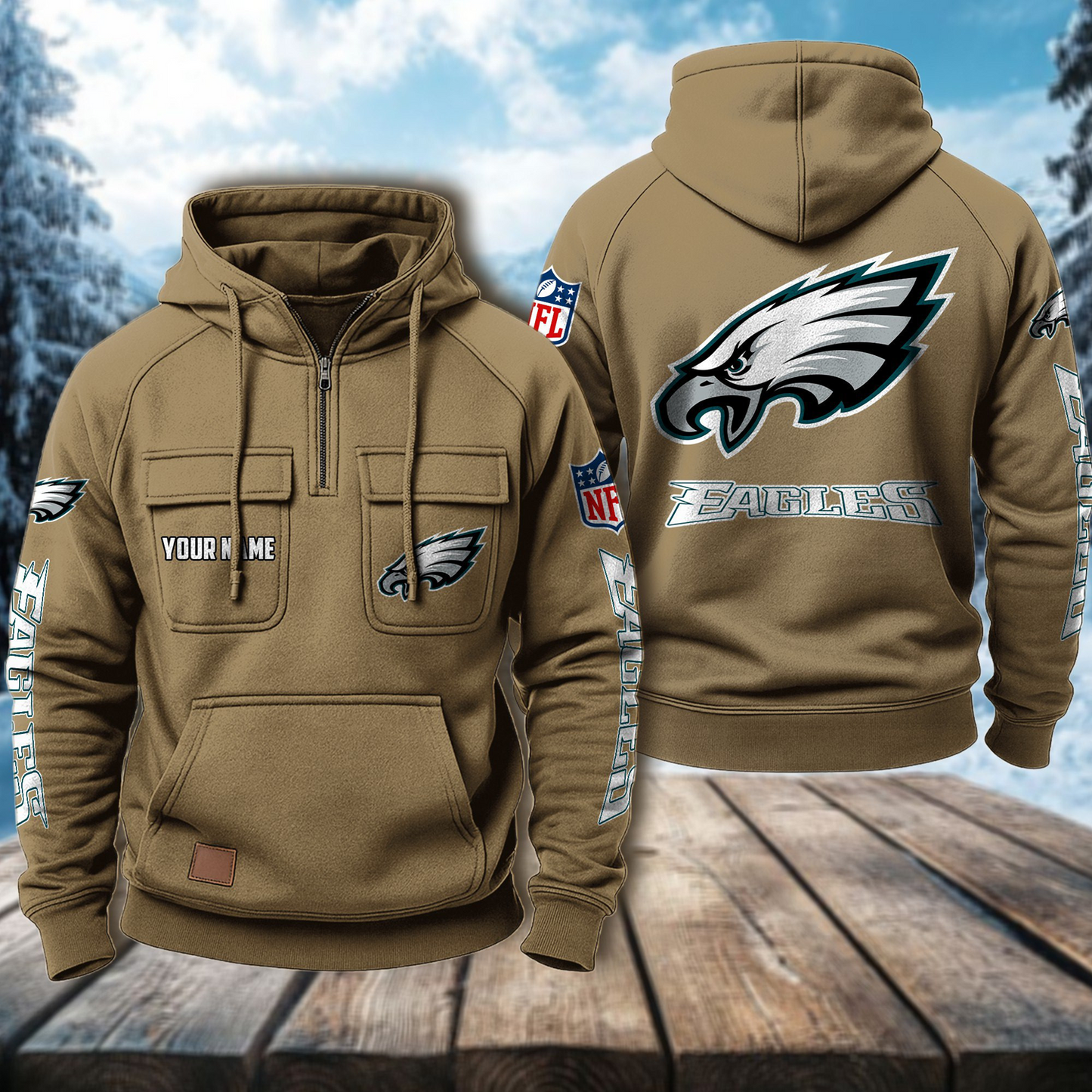 PHI x NFL Premium Hoodie DATND TANTD