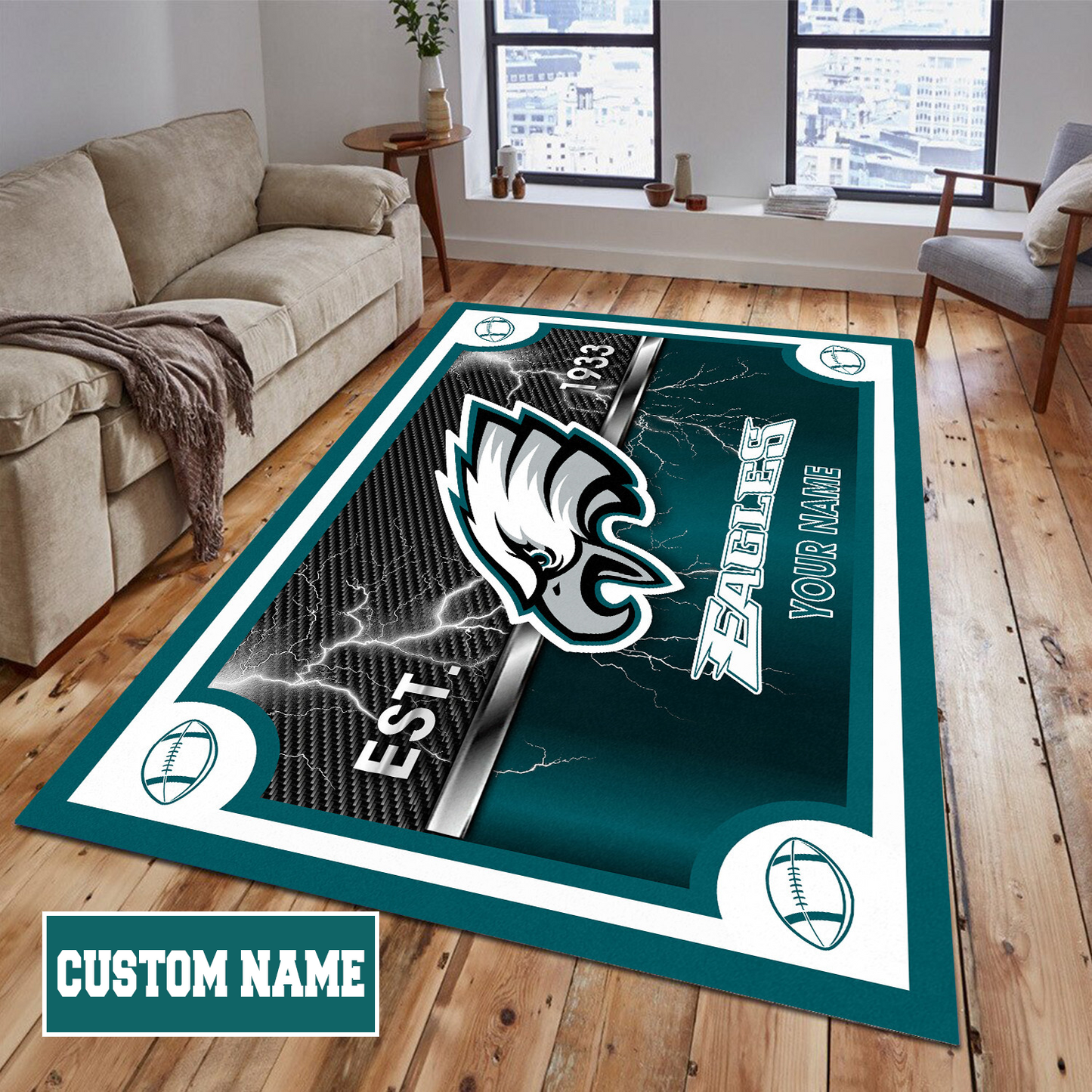 PHI x NFL Rug DATND TANTD